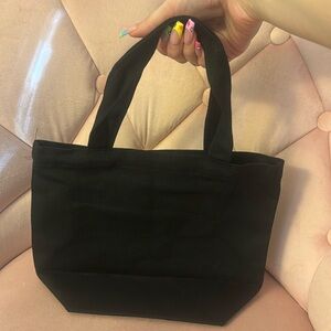 NWOT H&M Black Mini Tote Bag
